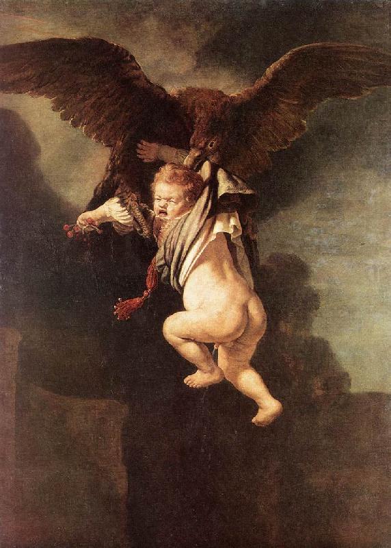REMBRANDT Harmenszoon van Rijn Rape of Ganymede dh china oil painting image